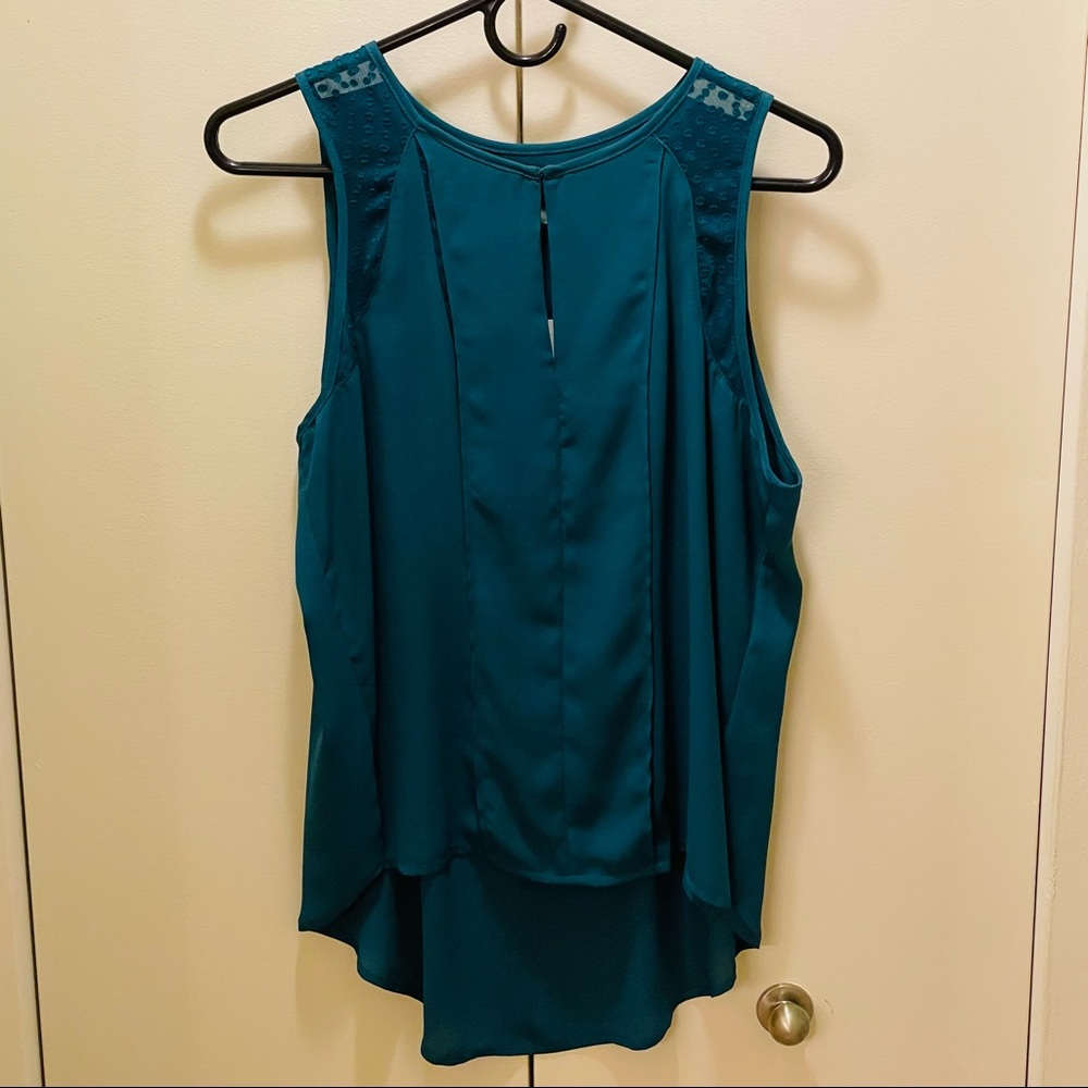 Aqua (blue-green) top, size 6, Anthropologie